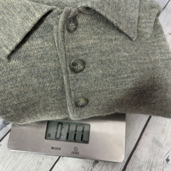 Fiii Pullover Sweater Mens XL Olive Green 100% Merino Wool Soft Golf Preppy - Picture 11 of 11
